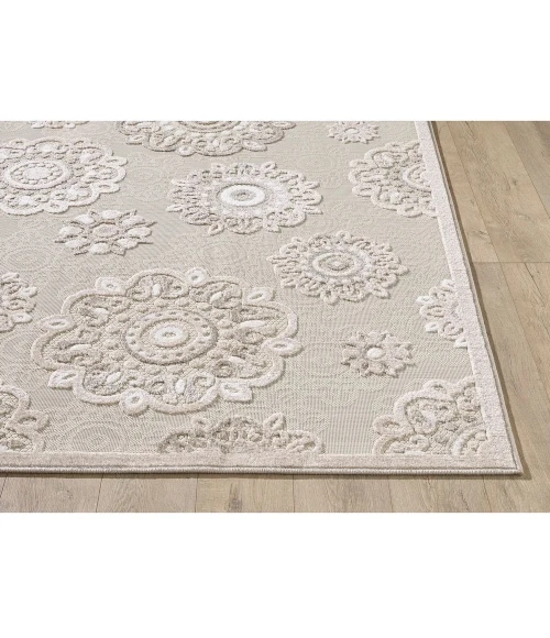 Kas Calla 6933 Taupe Suzani Area Rug