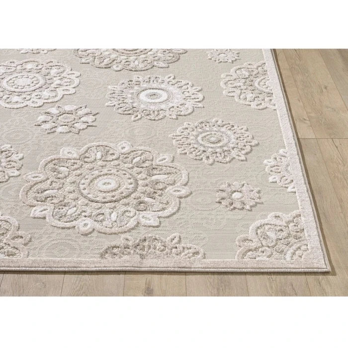 Kas Calla 6933 Taupe Suzani Area Rug