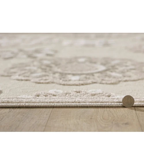 Kas Calla 6933 Taupe Suzani Area Rug