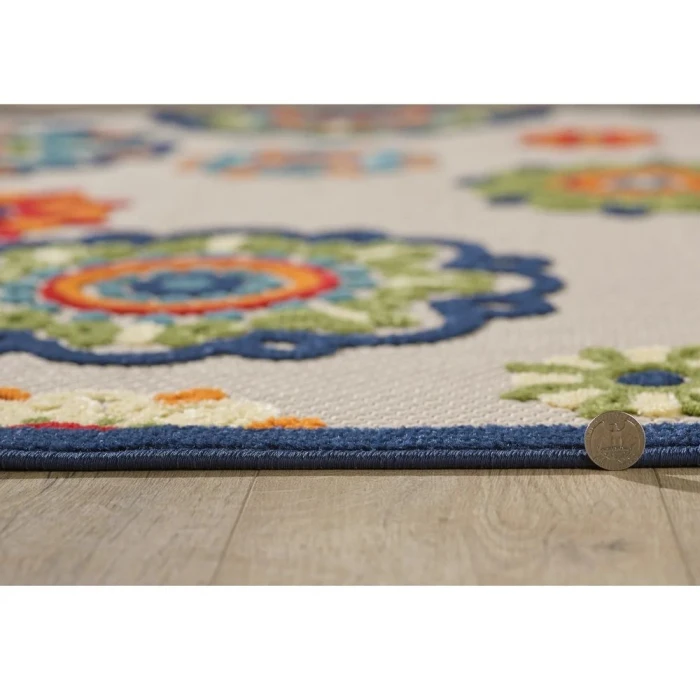 Kas Calla 6934 Ivory Suzani Area Rug
