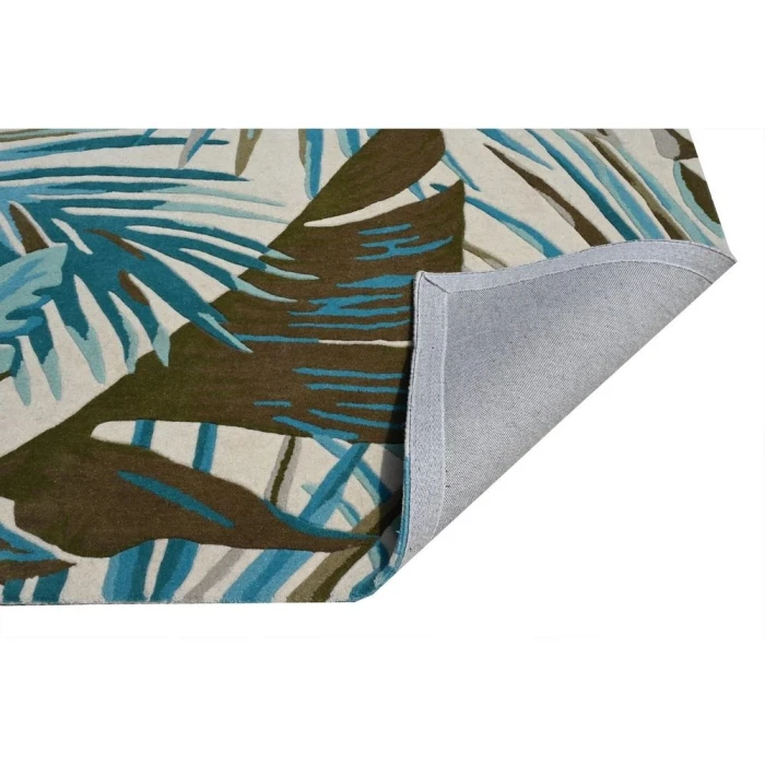 Kas Cove 3002 Ivory/Teal Palms Area Rug