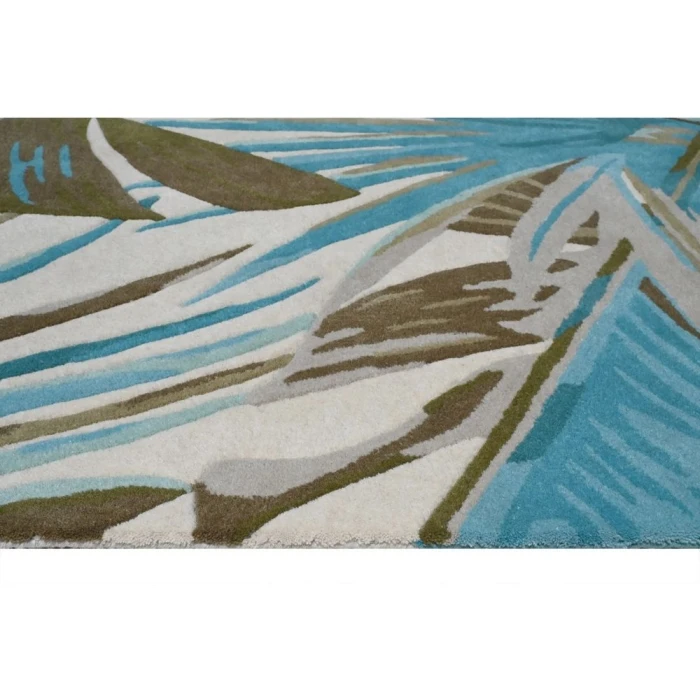 Kas Cove 3002 Ivory/Teal Palms Area Rug