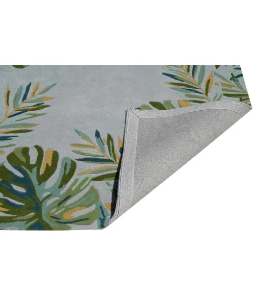 Kas Cove 3003 Grey/Green Tropics Area Rug