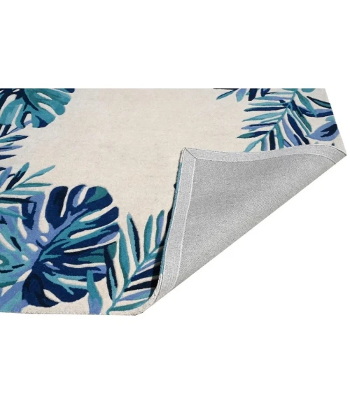 Kas Cove 3004 Ivory/Blue Tropics Area Rug