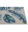 Kas Cove 3005 Ivory/Blue Leaves Area Rug