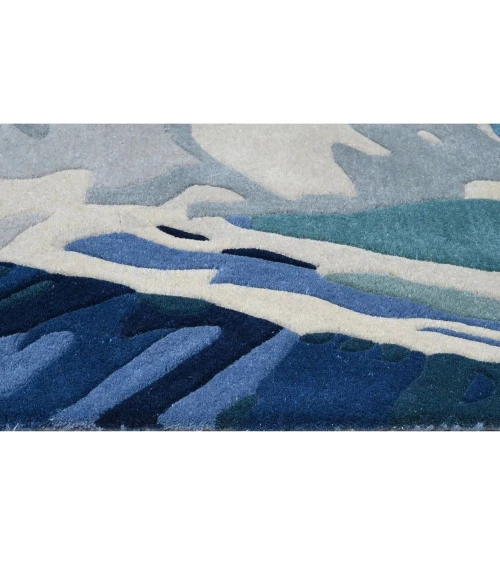 Kas Cove 3006 Ivory/Blue Illusion Area Rug