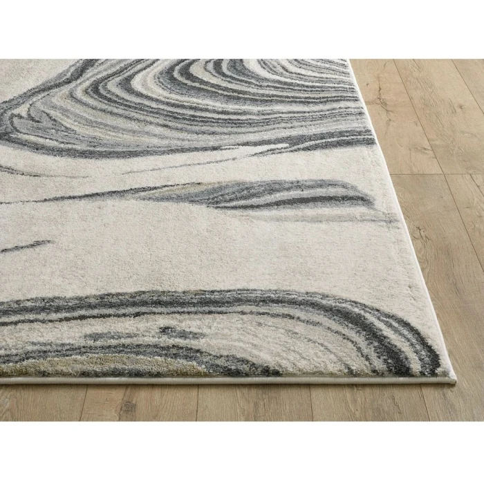 Kas Hue 4756 Ivory Marbled Stone Area Rug
