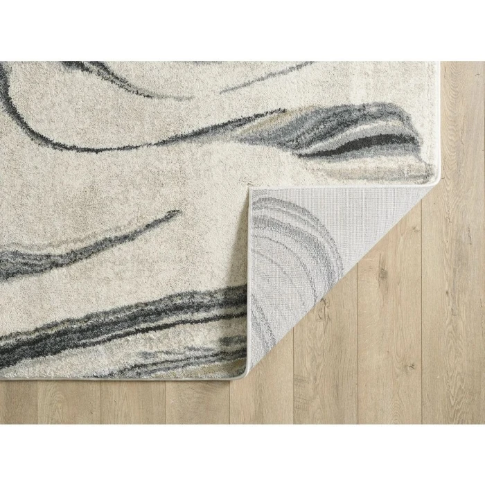 Kas Hue 4756 Ivory Marbled Stone Area Rug