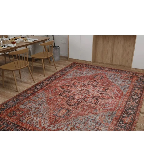 Kas London 4805 Red Anna Area Rug