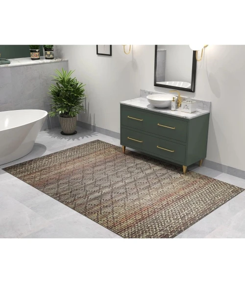 Kas London 4810 Earthtone Diamonds Area Rug