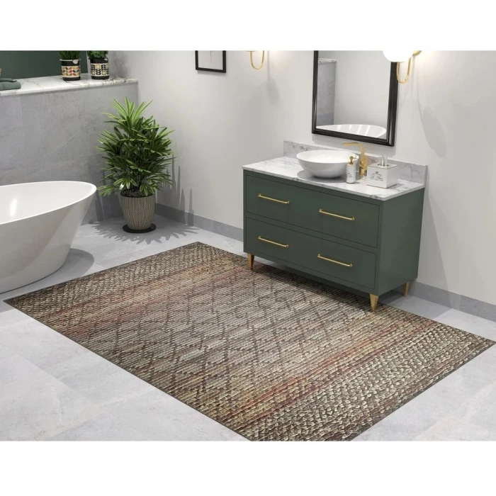 Kas London 4810 Earthtone Diamonds Area Rug