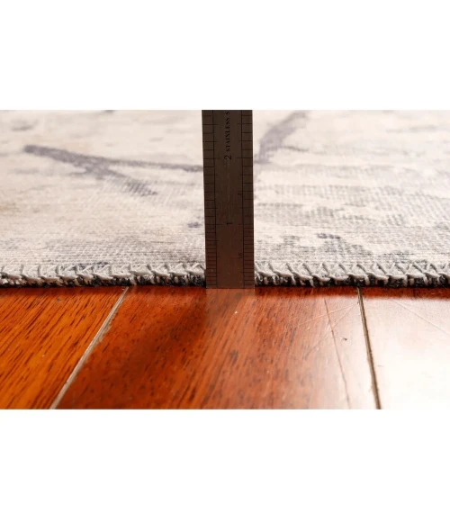 Kas London 4813 Beige/Grey Foliage Area Rug