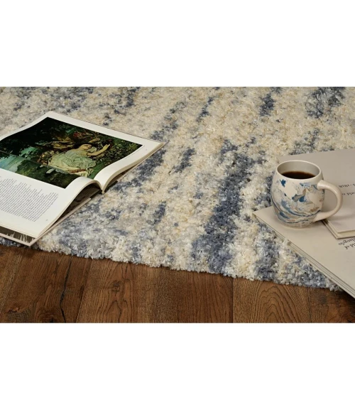 Kas Merino 6714 Ivory/Blue Landscapes Area Rug
