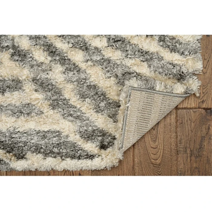 Kas Merino 6715 Charcoal Waves Area Rug