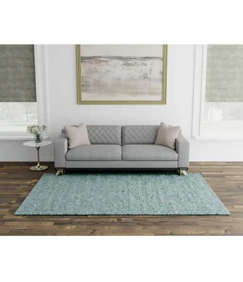 Kas Pave 8501 Ivory Blue Cornerstone Area Rug