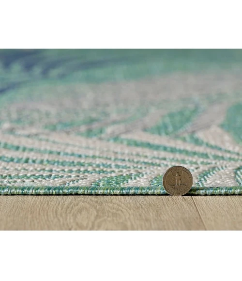 Kas Provo 5788 Aqua Palms Area Rug