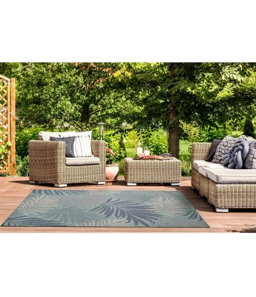 Kas Provo 5788 Aqua Palms Area Rug