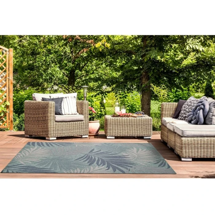 Kas Provo 5788 Aqua Palms Area Rug