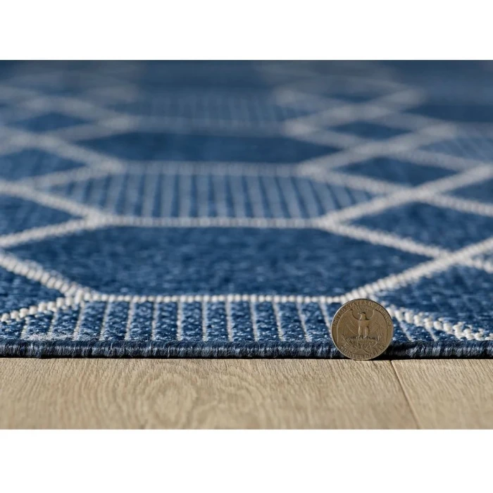 Kas Provo 5790 Blue Stripes Area Rug