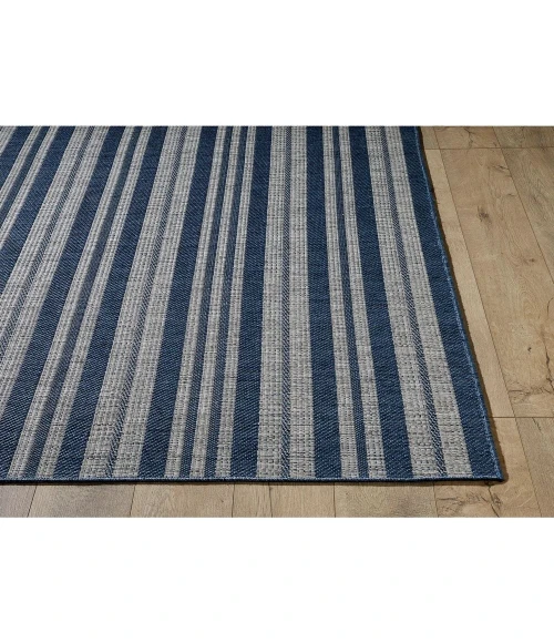 Kas Provo 5790 Blue Stripes Area Rug