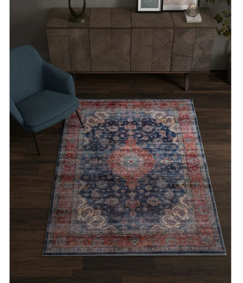 Kas Roxy 2820 Navy Medallion Area Rug