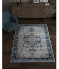 Kas Roxy 2821 Ivory Blue Tabriz Area Rug