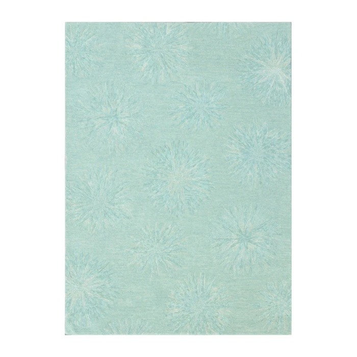 Kas Serenity 1259 Turquoise Burst Area Rug 8'6" x 11'6"