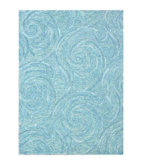 Kas Serenity 1260 Blue Waves Area Rug 3'3" x5'3"