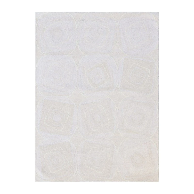 Kas Serenity 1261 Ivory Geo Area Rug 7'6" x 9'6"