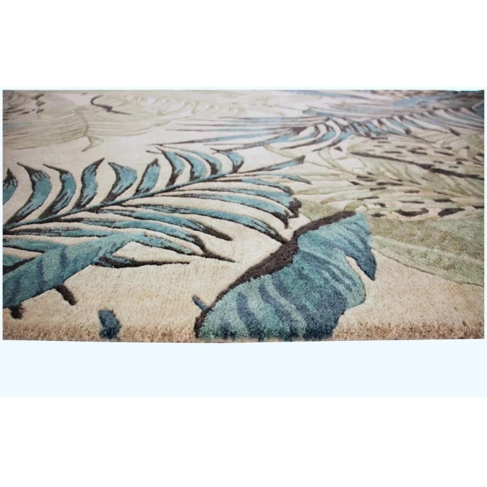 Kas Sparta 3183 Ivory/Blue Leopard Area Rug