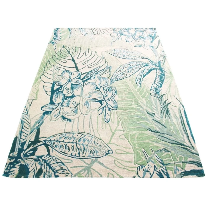 Kas Sparta 3185 Ivory/Blue Sanctuary Area Rug