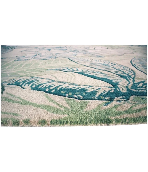 Kas Sparta 3184 Ivory/Green Foliage Area Rug