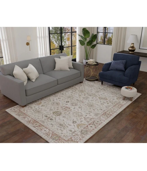 Kas Woodland 7902 Ivory Red Mia Area Rug