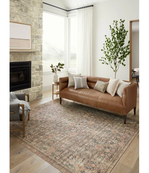 Angela Rose x Loloi Aubrey Navy / Multi AUB-01 2 ft. X 5 ft. Rectangle Rug