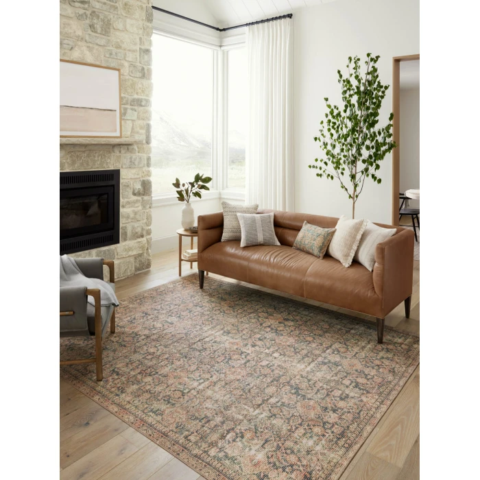 Angela Rose x Loloi Aubrey Navy / Multi AUB-01 3 ft. 9 in. X 5 ft. 6 in. Rectangle Rug