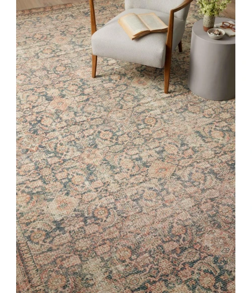 Angela Rose x Loloi Aubrey Navy / Multi AUB-01 2 ft. X 5 ft. Rectangle Rug