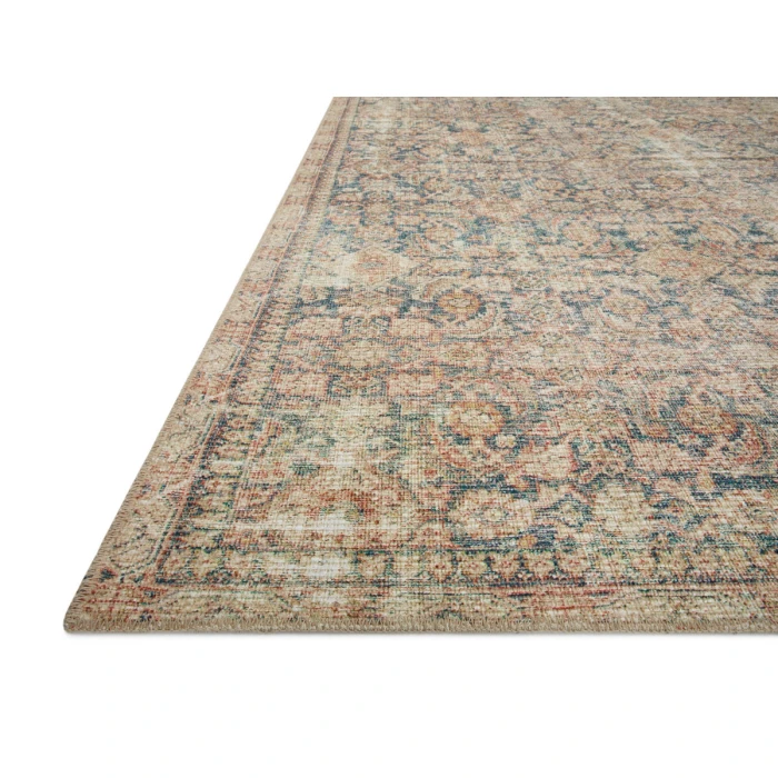 Angela Rose x Loloi Aubrey Navy / Multi AUB-01 3 ft. 9 in. X 5 ft. 6 in. Rectangle Rug