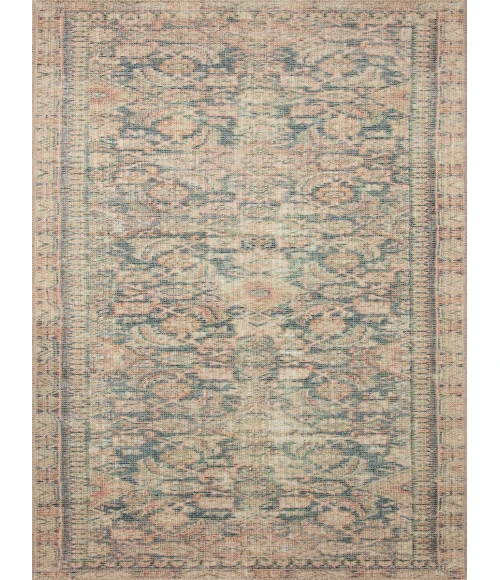 Angela Rose x Loloi Aubrey Navy / Multi AUB-01 2 ft. X 5 ft. Rectangle Rug