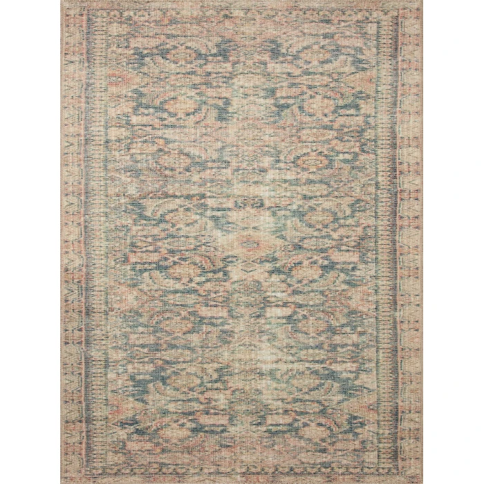 Angela Rose x Loloi Aubrey Navy / Multi AUB-01 3 ft. 9 in. X 5 ft. 6 in. Rectangle Rug