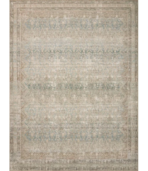 Angela Rose x Loloi Aubrey Jade / Natural AUB-03 2 ft. X 5 ft. Rectangle Rug