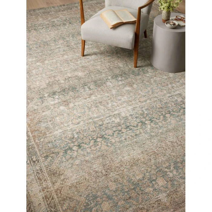 Angela Rose x Loloi Aubrey Jade / Natural AUB-03 10 ft. X 14 ft. Rectangle Rug