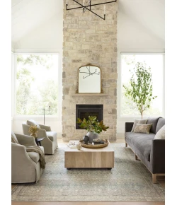 Angela Rose x Loloi Aubrey Jade / Natural AUB-03 2 ft. X 5 ft. Rectangle Rug