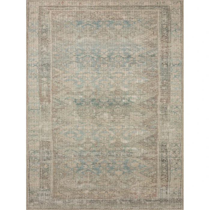 Angela Rose x Loloi Aubrey Jade / Natural AUB-03 10 ft. X 14 ft. Rectangle Rug