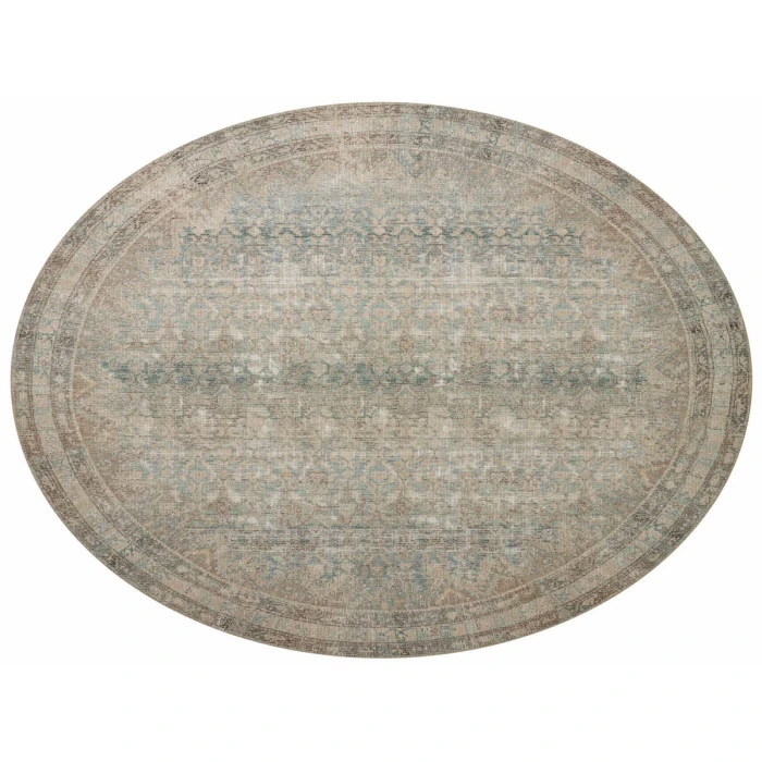 Angela Rose x Loloi Aubrey Jade / Natural AUB-03 10 ft. X 14 ft. Rectangle Rug