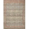 Angela Rose x Loloi Aubrey Ocean / Spice AUB-03 2 ft. X 5 ft. Rectangle Rug