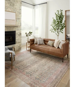 Angela Rose x Loloi Aubrey Ocean / Spice AUB-03 2 ft. X 5 ft. Rectangle Rug