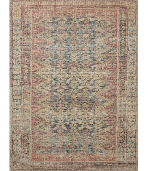 Angela Rose x Loloi Aubrey Ocean / Spice AUB-03 2 ft. X 5 ft. Rectangle Rug