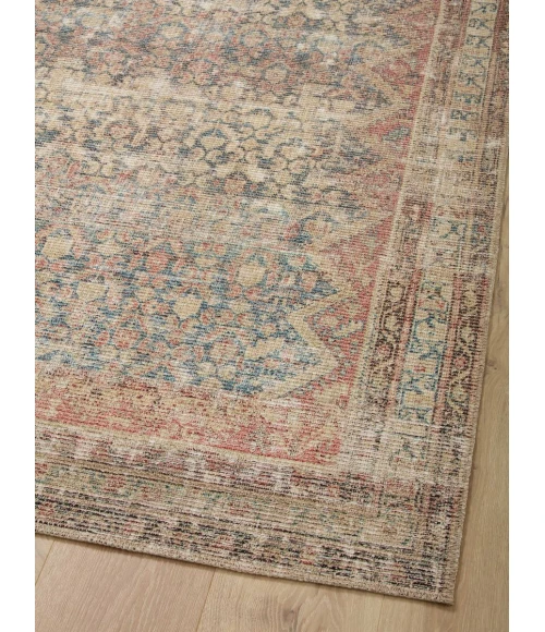 Angela Rose x Loloi Aubrey Ocean / Spice AUB-03 2 ft. X 5 ft. Rectangle Rug