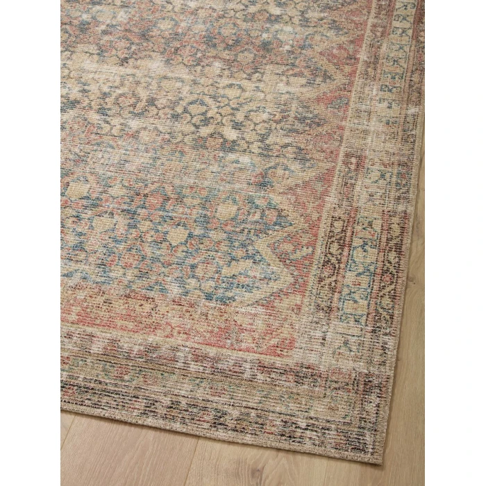 Angela Rose x Loloi Aubrey Ocean / Spice AUB-03 8 ft. 3 in. X 11 ft. 3 in. Rectangle Rug