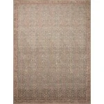 Angela Rose x Loloi Aubrey Blue / Terracotta AUB-04 2 ft. X 5 ft. Rectangle Rug